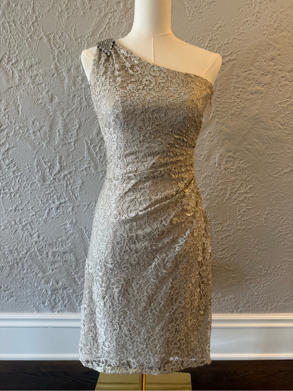 Calvin Klein One Shoulder Dress